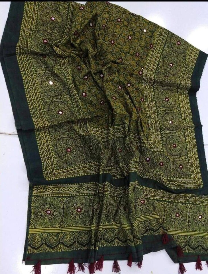 Elegant Block Print Lawn Dupatta – Timeless Craftsmanship